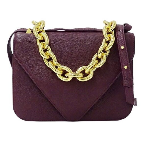 BOTTEGA VENETA Purple Leather Shoulder Bag - Picture 1 of 14